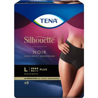 Tena Silhouette Plus Inkontinenstrusser - Large - 8 stk