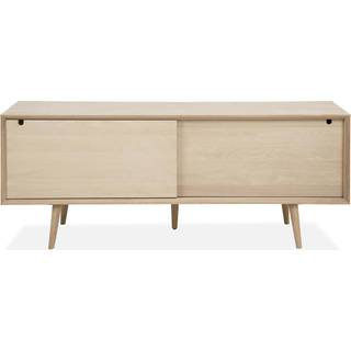 Century skænk - Med gemte skuffer bag skyde døren - L180 x B45 cm. Højde 71 cm.