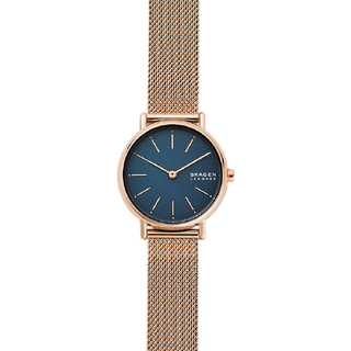 Skagen SKW2837 Signatur Blå/Rosaguldtonet stål Ø30 mm