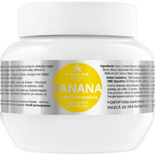 Kallos KJMN Professional Banana Styrkende maske Med multivitamin kompleks 275 ml - 275 ml