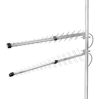 Nedis - 5G / 4G / 3G antenne | 4G | Udendørs | 698 - 3800 MHz | Forstærkning: 15 dB | 0.30 m | Sølv - ANOR4G30ME