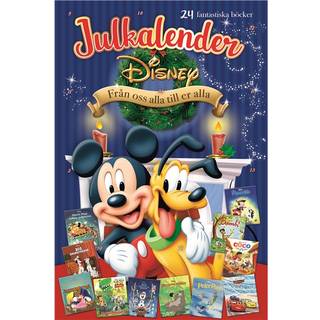 Disney Julekalender med 24 indpakkede bøger