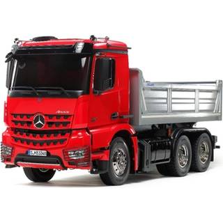 Tamiya Mercedes-Benz Actros 3348 6X4 med Tiplad (Rød/sølv) 1:14 [Levering: 1-2 dage]