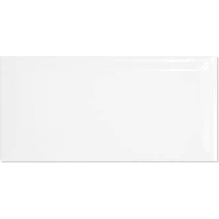 Premium Biselado Fasad Vit Blank 10x20 cm