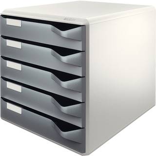Leitz skuffekabinet med 5 skuffer sort