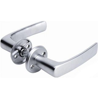 Habo Yderdørssæt A2560 uden låsehus, mat krom