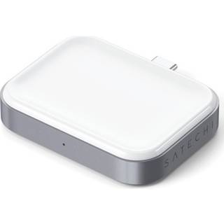 Satechi 5W Wireless Charging Dock Til Apple AirPods / AirPods Pro Oplader - Hvid