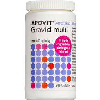 APOVIT Gravid Multi Kosttilskud 200 stk