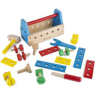 Værktøjskasse i træ til børn fra Melissa & Doug