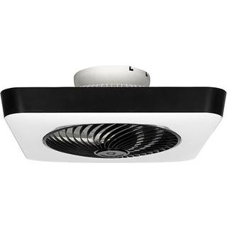Loftsventilator hvid med stjerneeffekt dæmpbar - Climo