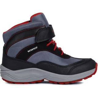 Geox New Alaska WPF Vinterstøvler, Black/Red 25