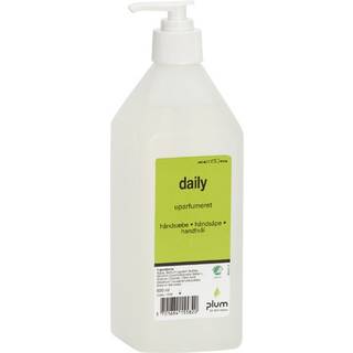 Plum Daily cremesæbe, svanemærket uden farve og parfume, i pumpeflaske, 600 ml.