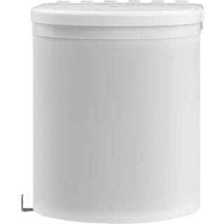 Indbygget Skraldespand Til Køkkenet 8 L Rustfrit Stål - Hvid / 26.5 x 29.5 cm