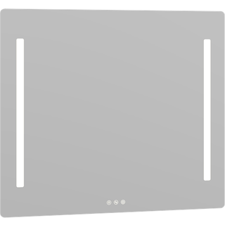 Dansani spejl med lodret LED-lys i siderne 70 x 80 cm