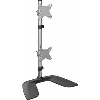 StarTech.com Vertical Dual Monitor Stand for up to 27" Monitors - Aluminum - stand