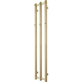 TVS PLUS LINE håndklædetørrer i messing / Guld (PVD) - 1400 x 265 mm