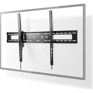 Nedis - Vipbar TV Vægbeslag | 60 - 100 " | Maksimal vægt: 75 kg | Vipbar: 5 ° | Minimum vægafstand: 85 mm | Stål | Sort - TVWM2170BK