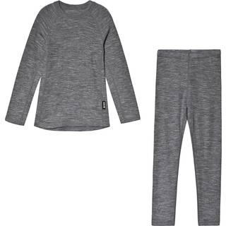 Reima Kinsei Thermal Sæt Melange Grey 80 cm    80 cm  Unisex