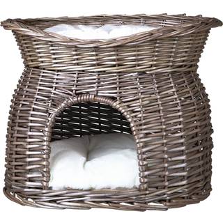 Trixie Wicker Pet Cave with Bed on Top Grey 54x43x37cm