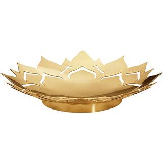 Georg Jensen jul 2020 isblomst skål, lille - Stål belagt med 18 kt guld