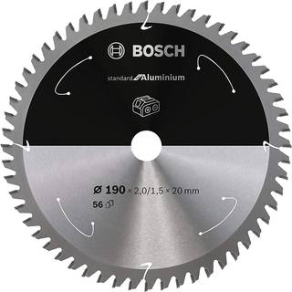 Bosch Standard for Aluminium-rundsavklinge til batteridrevne save 190x2/1,5x20 T56