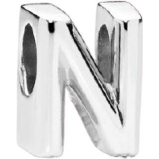 Pandora Charm - Letter N - 797468 - silber