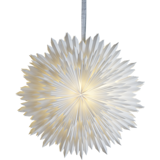 Star Trading - Christmas Star - Paper Star Ice - White - 70 cm