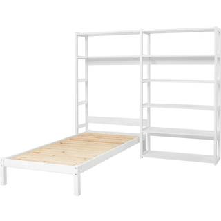Hoppekids Storey reol med 8 hylder og seng 90x200 cm