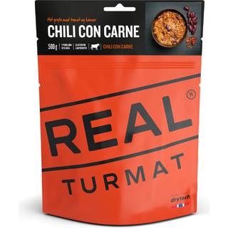 Frysetørret mad / campingmad Real Turmat Chili con Carne, glutenfri, portionspakke, 480 g