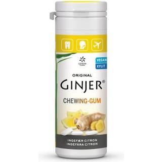 GINJER Ingefær Citron tyggegummi - 30 gr