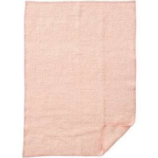Klippan Yllefabrik Domino Baby Plaid 65x90 Cm - Plaider & Tæpper Økologisk Lammeuld Mørkegrå - 230401