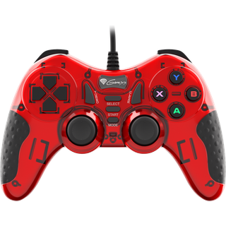 Natec Genesis Mangan 200 - Red - Wired Controller - PC