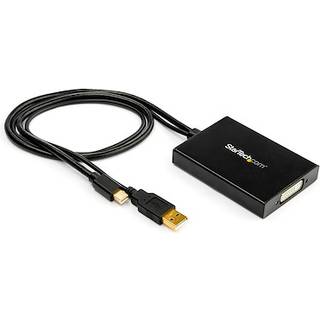 StarTech.com Mini DisplayPort to Dual-Link DVI Active Adapter - USB Powered - video converter - black