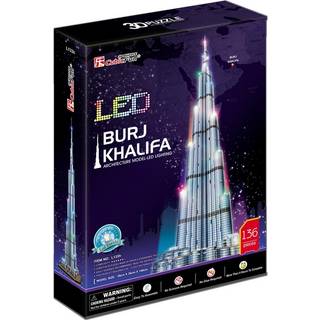 3D Puzzle Burj Khalifa med LED Pusle Spil 205089