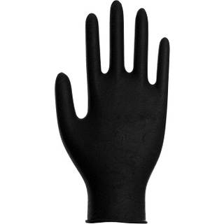 Abena Classic Protect Engangshandsker, Nitril, Sort, 180 stk. | X-large