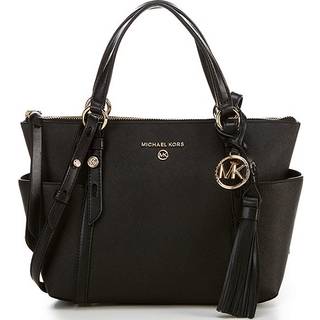 MK Sullivan Small Saffiano Leather Top-Zip Tote Bag - Black - Michael Kors - ONE SIZE