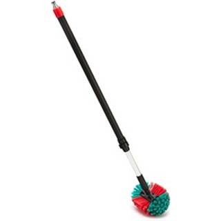 Vikan Fælgbørste m/vandgennemløb 240 mm Sort Blød/spalte (545252)