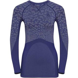 Odlo Performance Women's Syntetisk Baselayer Top Crew - Violet - Medium