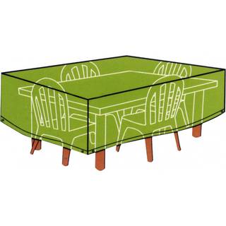 CONZEPT Overtræk til havemøbler firkantet bord med stole 140 x 125 x 90 cm.