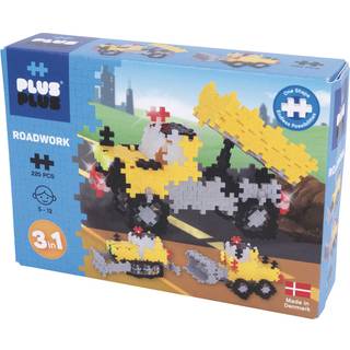 Plus-Plus Basis - 3-i-1 Vejarbejde, 220 stk