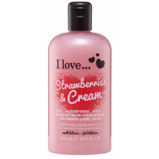 I Love Strawberries & Milkshakes Bubble Bath & Shower Créme - 500 ml