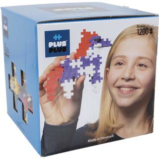 Plus Plus Basic Value Pack - 1200 byggeklodser og 2 byggeplader