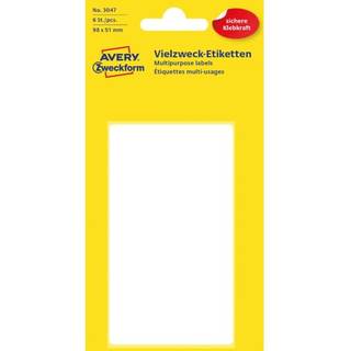 Avery 3047 Labels-Etiketter, hvide All-round 98x51 6stk.