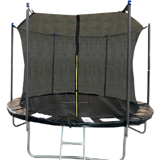MCU-Sport Classic Plus V2 3,05M Trampolin + Sikkerhedsnet + Stige Sort
