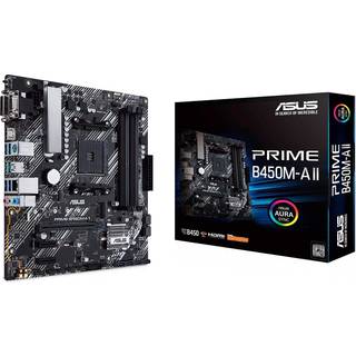 ASUS PRIME B450M-A II Bundkort - AMD B450 - AMD AM4 socket - DDR4 RAM - Micro-ATX