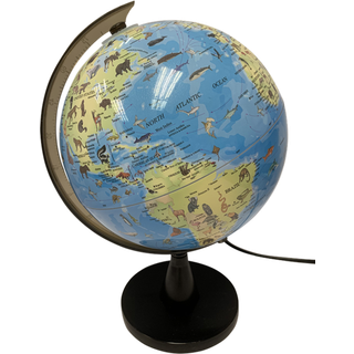 Science Globus med Dyr og Lys 20 cm