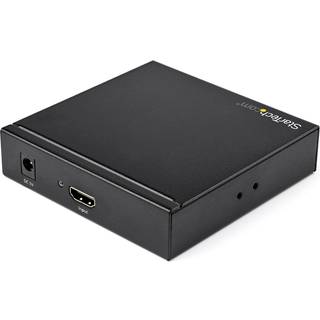 StarTech.com HDMI to RCA Converter Box with Audio - Composite Video Adapter - video converter - black