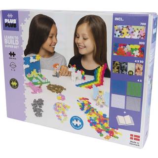 Plus Plus Mini Lær at bygge - 1200 byggeklodser - Mega byggesæt