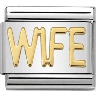 Nomination Gold Wife Charm - Stainless Steel