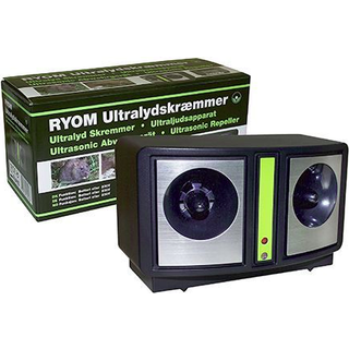 Ryom ultralydskræmmer 200m2 t/batteri mod mus, rotter, mår 228-354-06